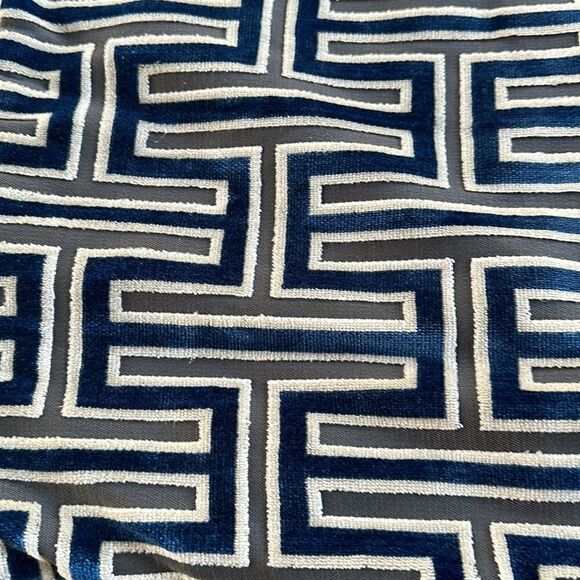 Custom Retro Pattern Pillow Covers (2) 19”x19” - Picture 2 of 6